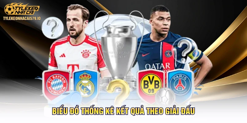 Biểu đồ thống kê kết quả theo giải đấu