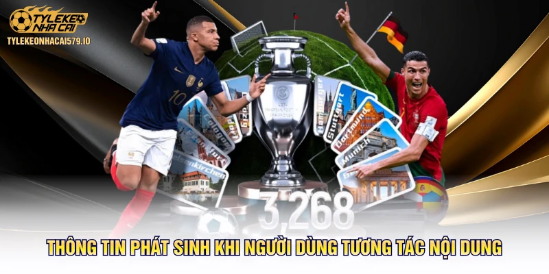Thông tin phát sinh khi người dùng tương tác nội dung