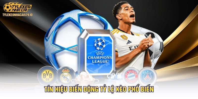 Tín hiệu biến động tỷ lệ kèo phổ biến